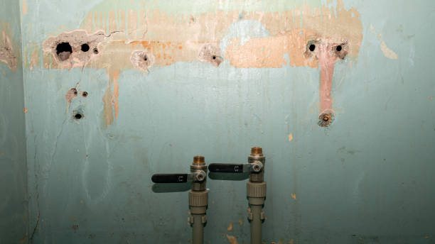 Water damage restoration process in Clarks Green, PA
